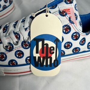 Converse Chuck Taylor All Star The Who Logo Low Top Sneakers 2008 Limited Ed.